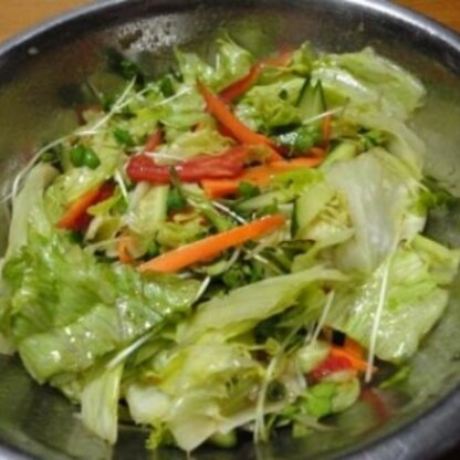 このタレはいけますね！
お野菜をバクバク食べれましたョ。
色んなお野菜でも試してみます。